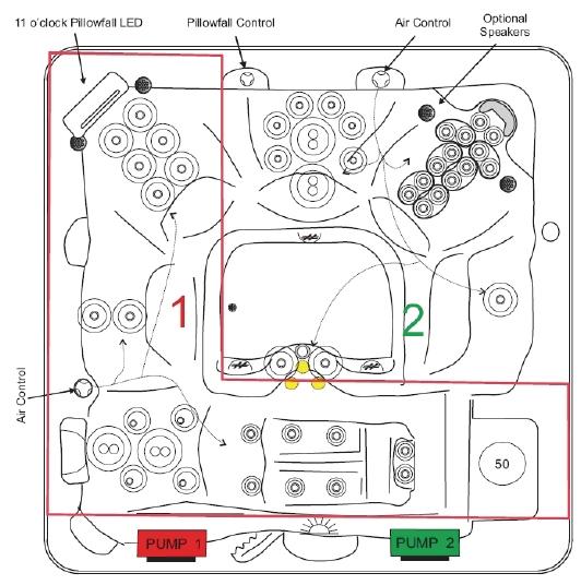 Гидромассажный спа бассейн Artesian Spas 848L DELUXE CLASS (рис.1)