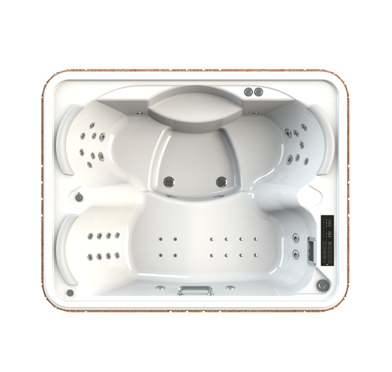 Бассейн spa Радомир «Deluxe» (чаша белая, комплектация Gold)