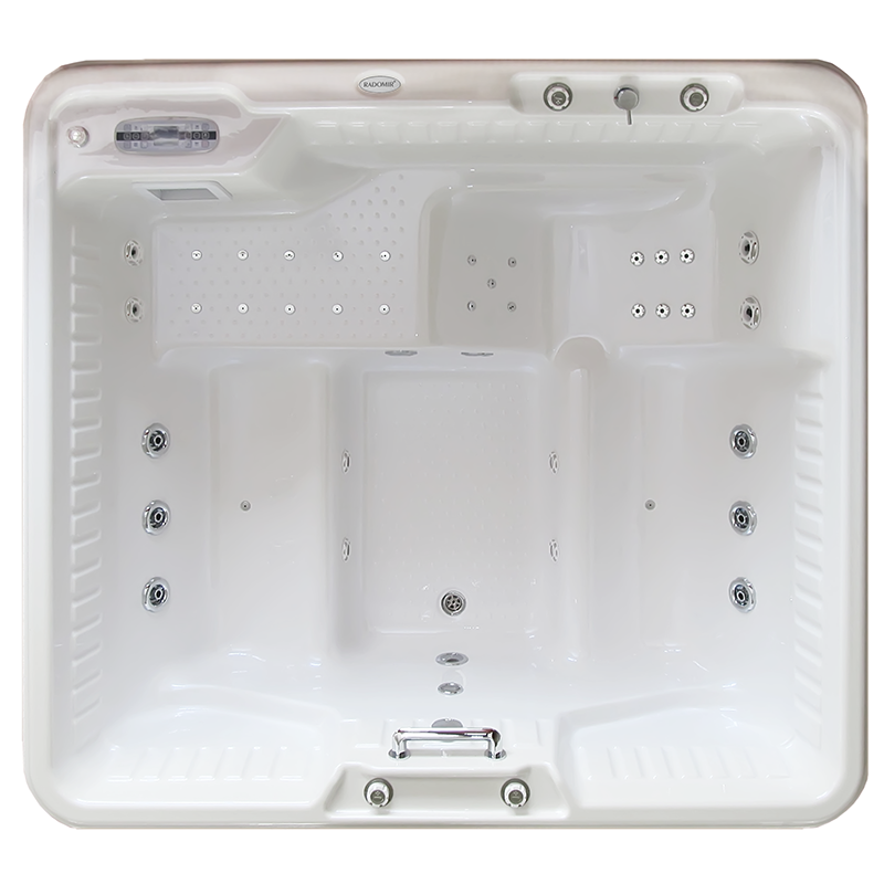 Спа бассейн Радомир (чаша белая, комплектация Gold)