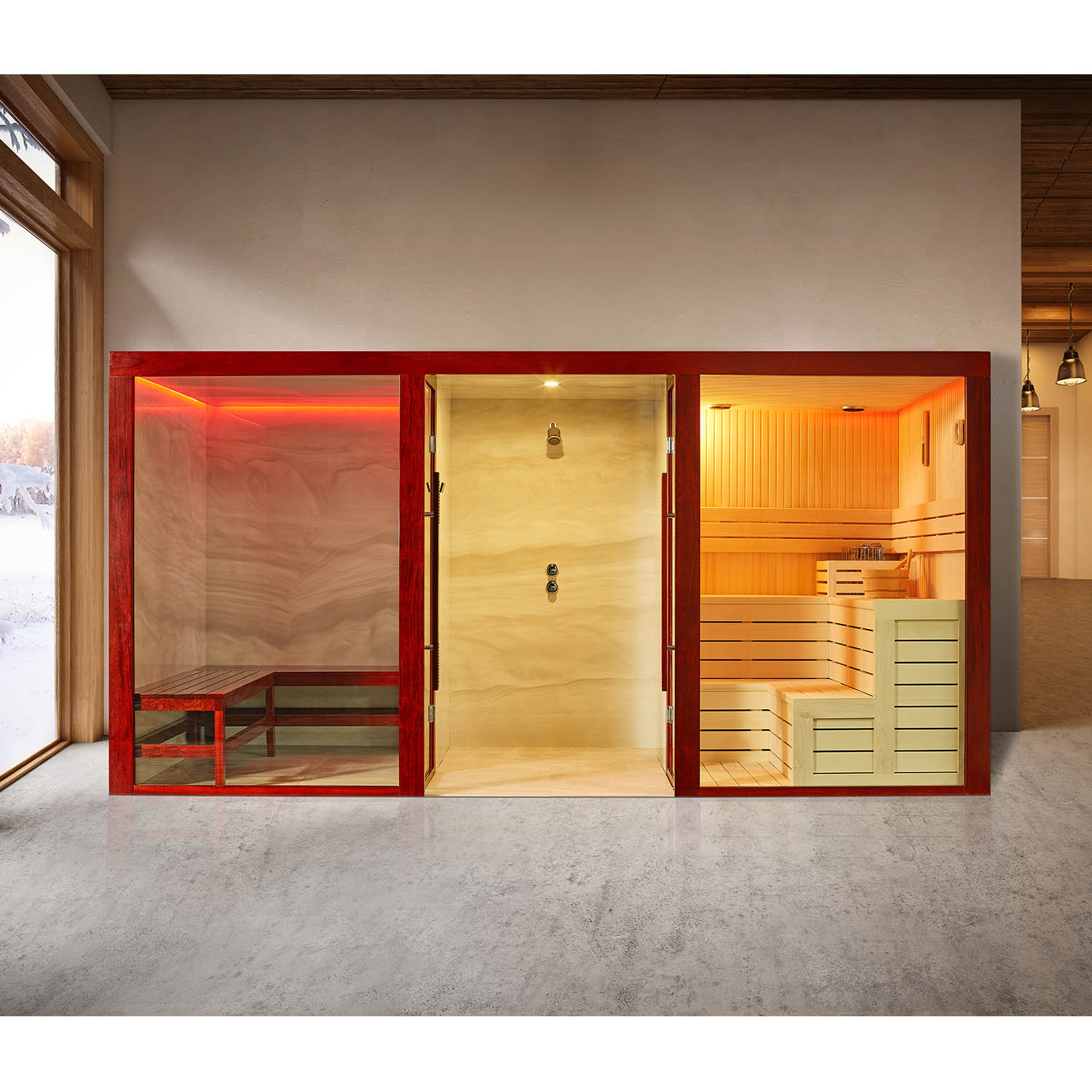 Финская сауна Mexda WS-1804 (рис.1)