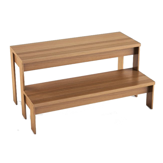 Ступень для СПА-бассейна Jacuzzi высокая/низкая (Тик) 82 см (рис.1)