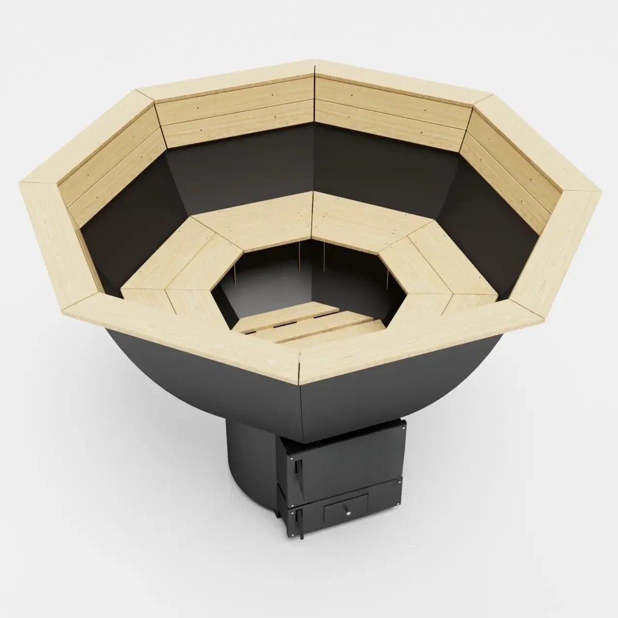 Спачан банный чан черный металл 2000мм (рис.2)