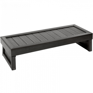 Ступень для СПА бассейна пластиковая одинарная с LED подсветкой Silver Wood (рис.2)