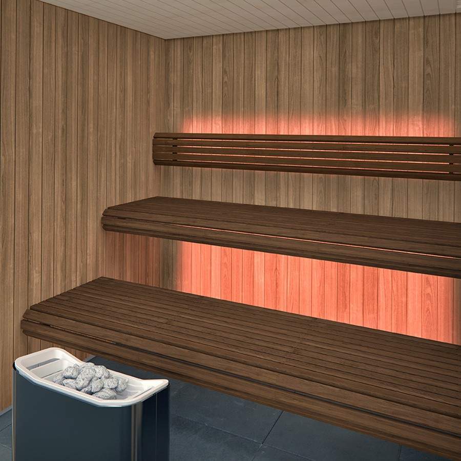 Сауна Tylo New Vision 200 установка в левый угол (рис.1)