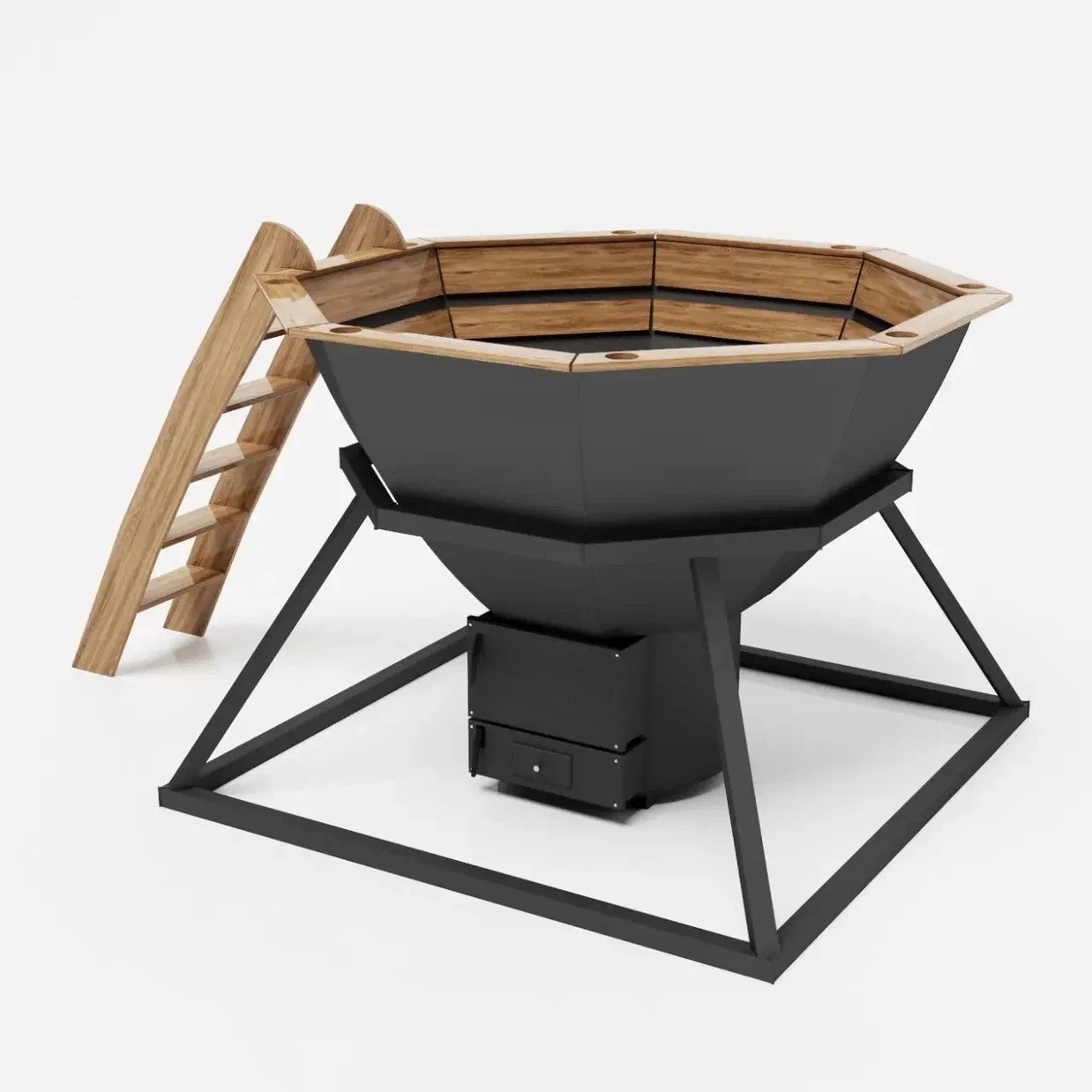 Спачан банный чан черный металл 2000мм (рис.1)