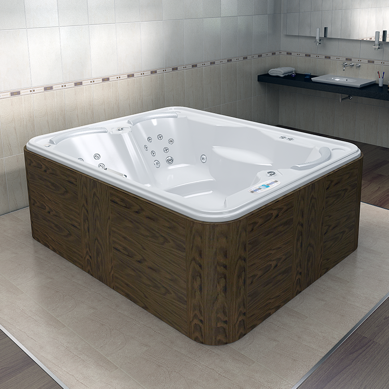 Бассейн spa Радомир «Deluxe» (чаша белая, комплектация Gold) (рис.1)