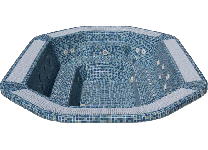 Встраиваемый спа-бассейн Aquavia Hawai (рис.2)