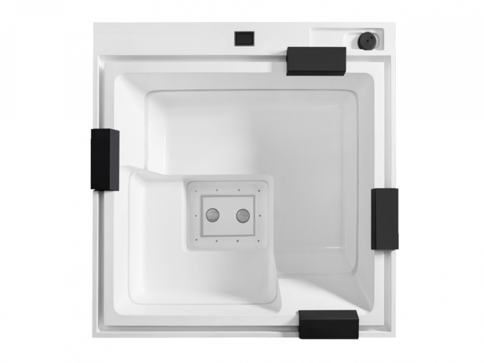 Гидромассажный СПА бассейн Spa Natural Paolo Ferralli Fantasia (235х235 см) (рис.2)