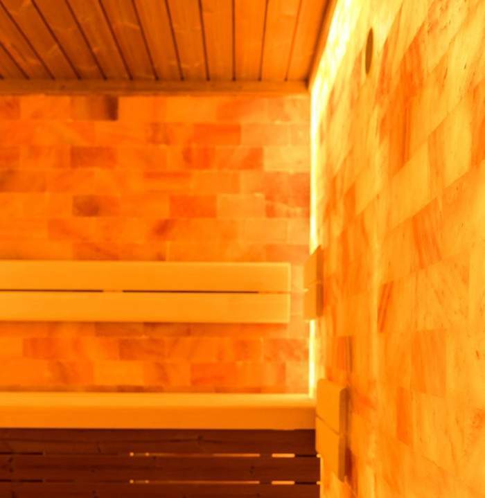 Соляная комната Exclusive SC1S004, 1500 * 1700* 2100 мм, Азиатская липа (рис.2)