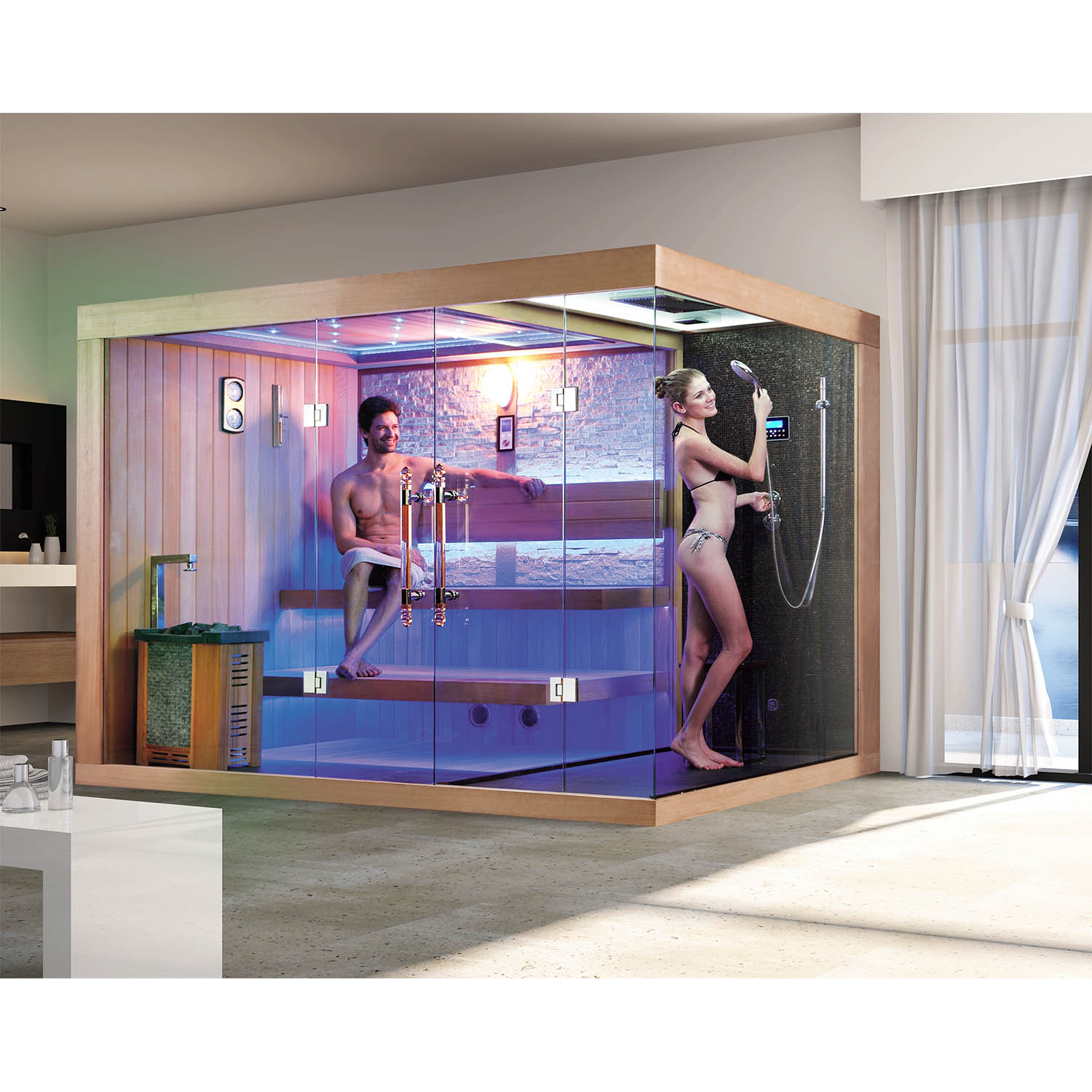 Финская сауна Mexda WS-1388 (рис.1)