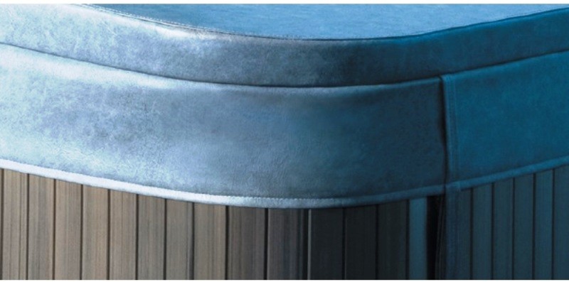 Крышка-чехол для Jacuzzi J-345 Silver Wood (размеры: 231*231 см) (рис.2)