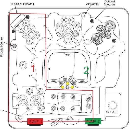 Гидромассажный спа бассейн Artesian Spas 746L DELUXE CLASS (рис.1)